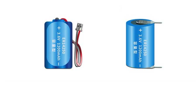 ER14250 1/2AA 3.6V設備儀(yi) 器PLC鋰電池 鋰亞(ya) 硫酰氯電池 鋰亞(ya) 電池
