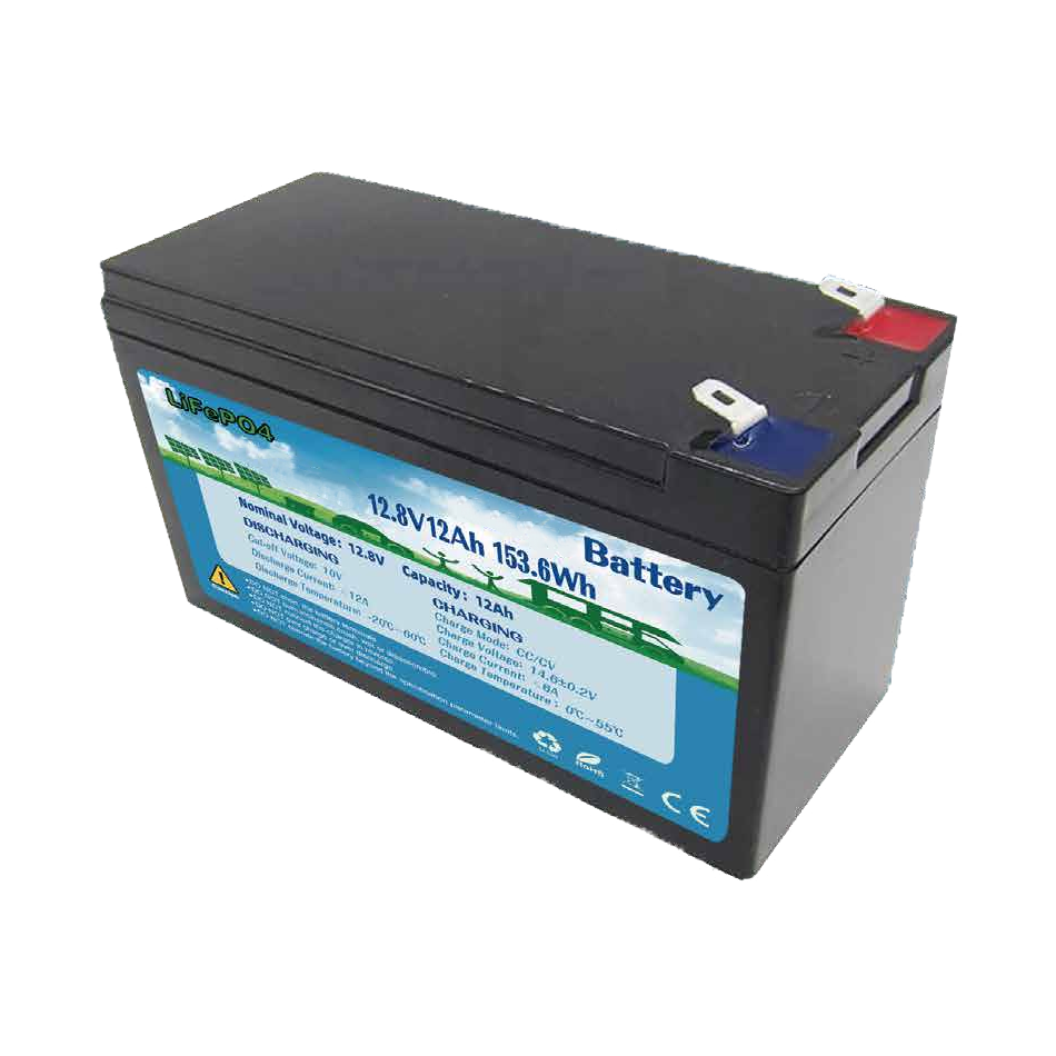 12V鉛改鋰電池工廠定製12ah太陽能儲能房車磷酸鐵鋰電池組
