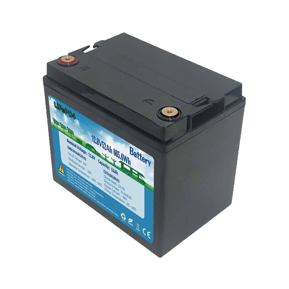 12v 52ah鋰電池組家庭儲能A品電芯係統太陽能發電離網供電電池組