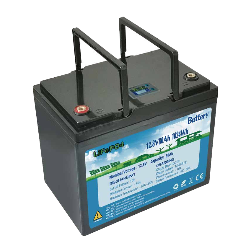 磷酸鐵鋰電芯12v 80ah可充電儲能大容量鋰電池組